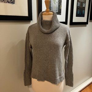 White House/Black Market Cowl Neck Sweater Grey Size M